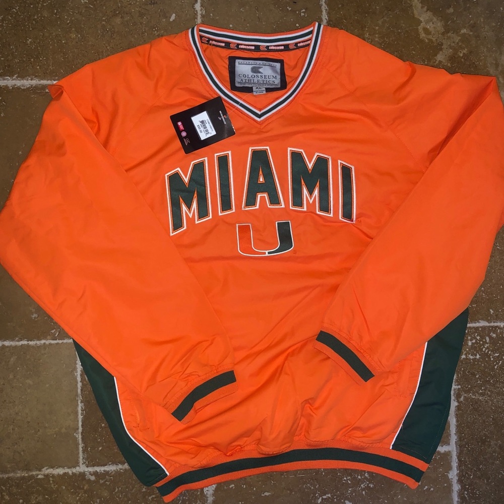 University of Miami windbreaker